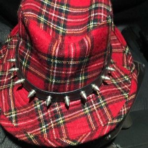 Red Plaid Hat